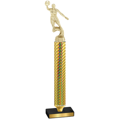 Value Gold Carbon Fiber Basketball Trophy