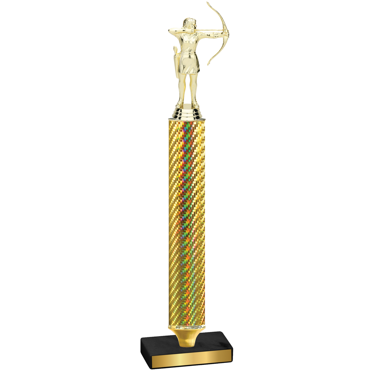 Value Gold Carbon Fiber Archery Trophy