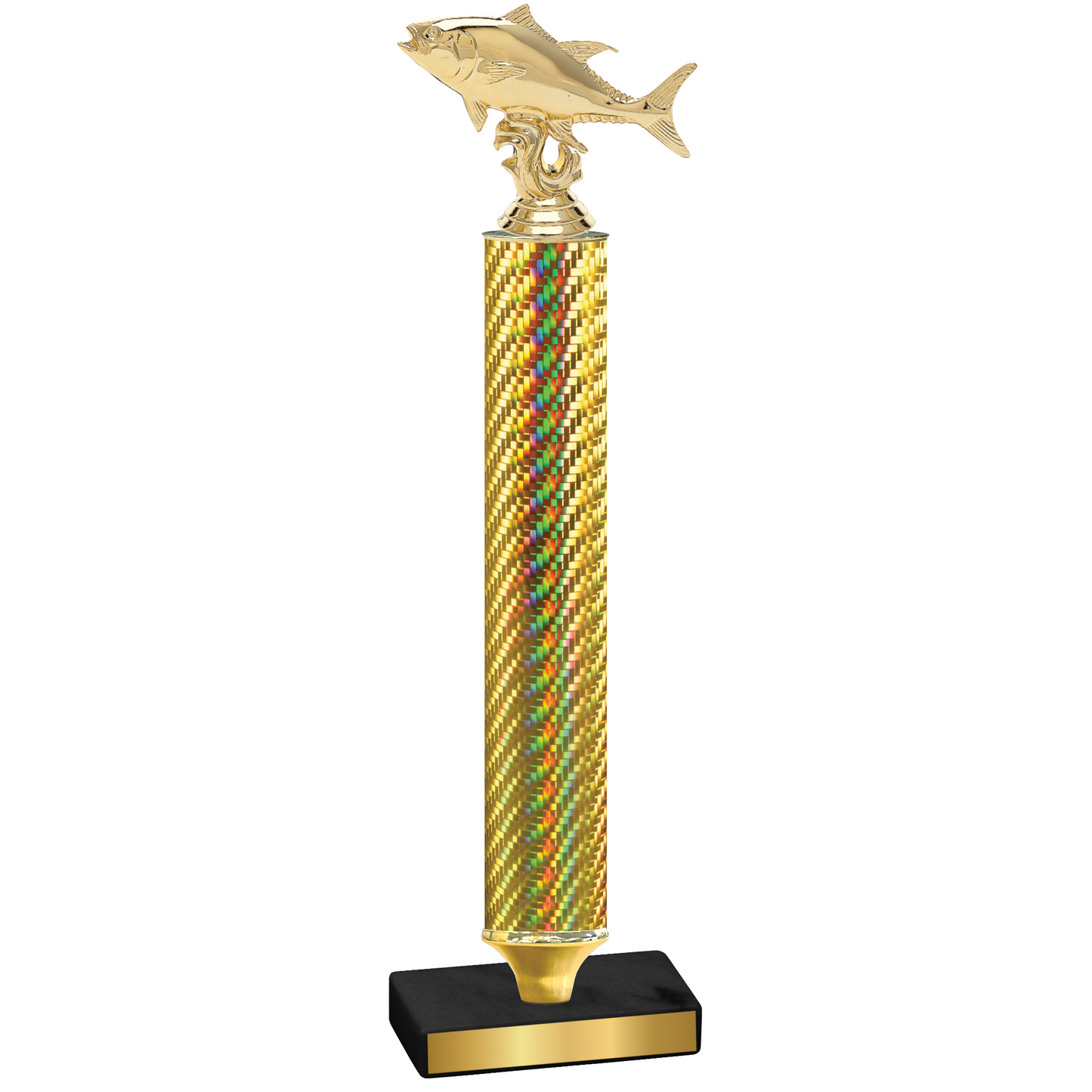 Value Gold Carbon Fiber Fishing Trophy