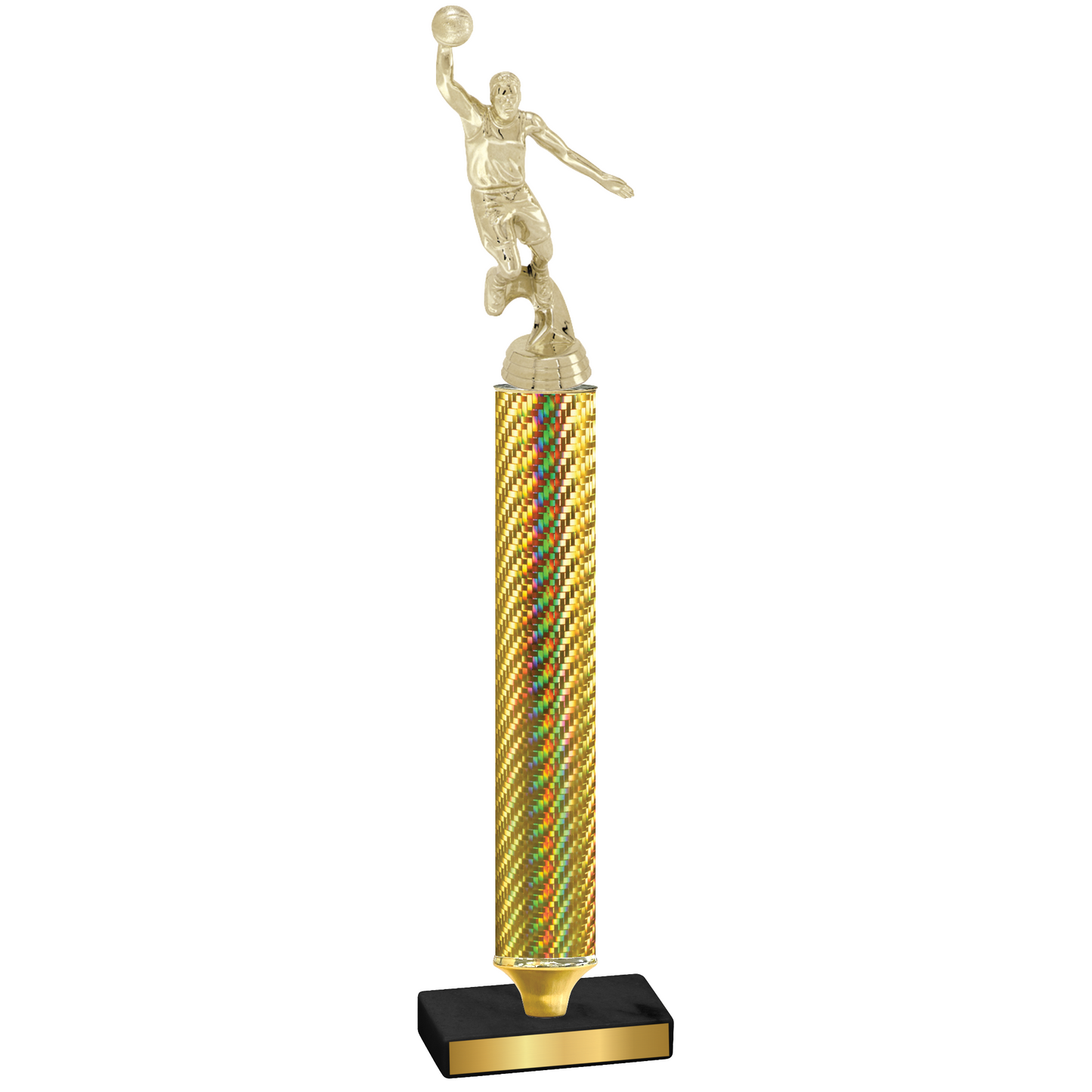 Value Gold Carbon Fiber Basketball Trophy