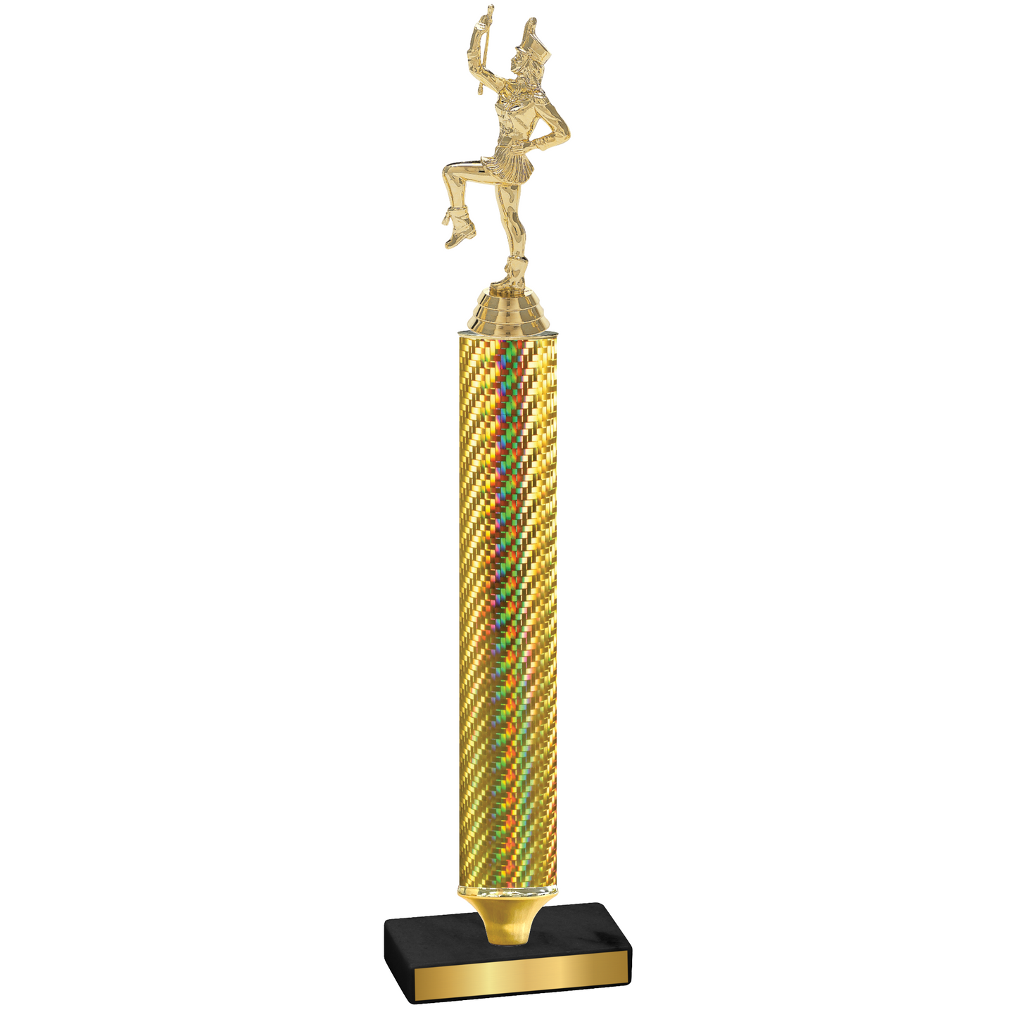 Value Gold Carbon Fiber Majorette Trophy