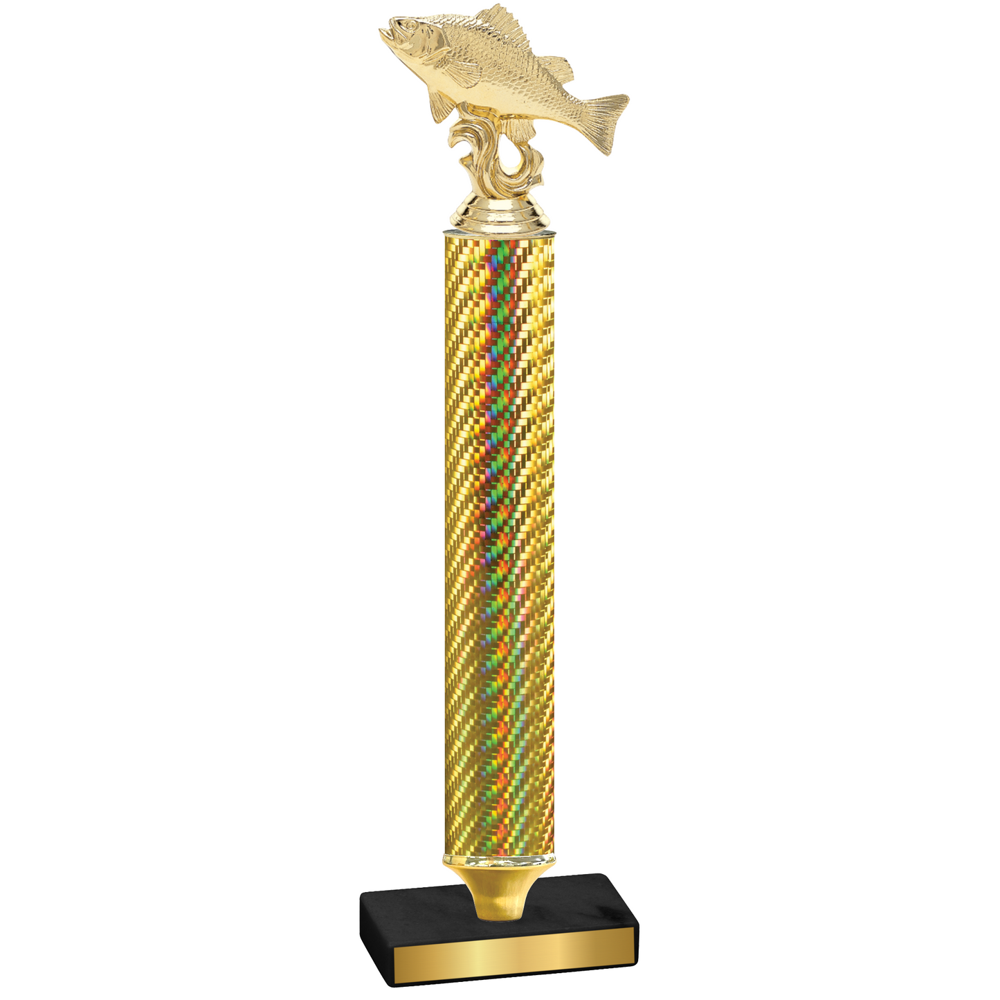 Value Gold Carbon Fiber Fishing Trophy