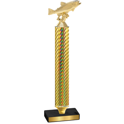 Value Gold Carbon Fiber Fishing Trophy