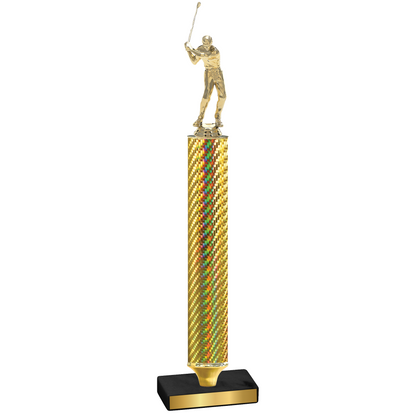 Value Gold Carbon Fiber Golf Trophy