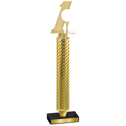 Value Gold Carbon Fiber Golf Trophy