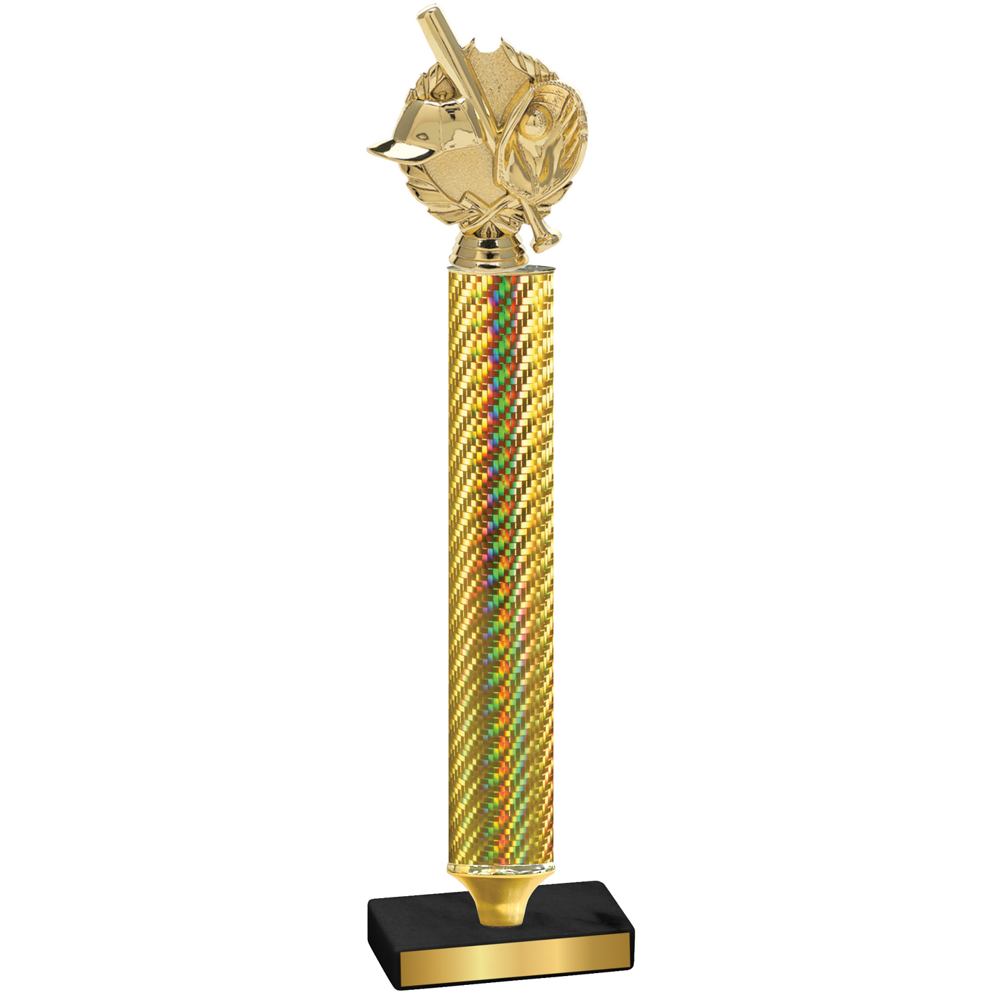 Value Gold Carbon Fiber Baseball Trophy