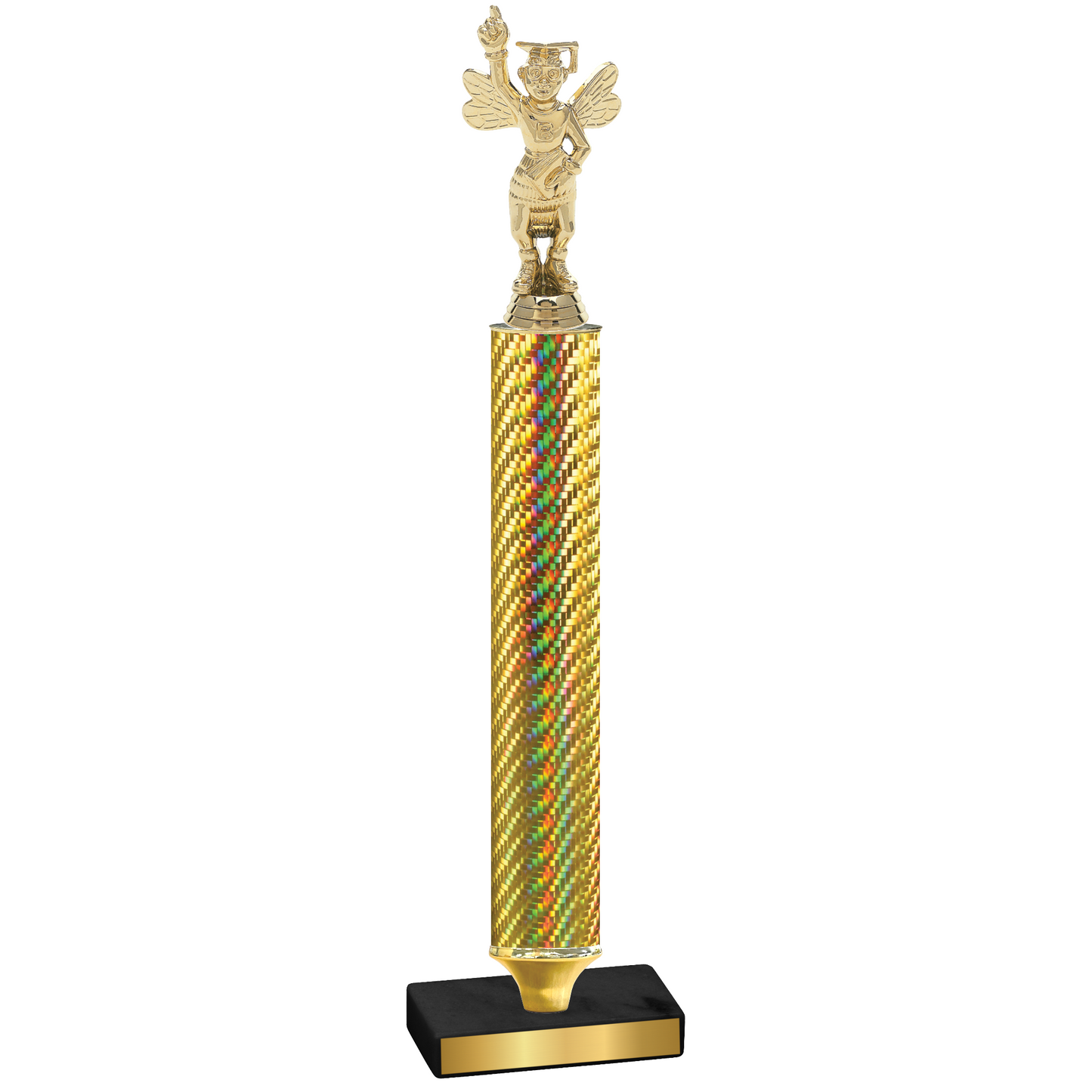 Value Gold Carbon Fiber Academics Trophy