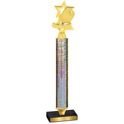 Value Silver Glacier Pickleball Trophy