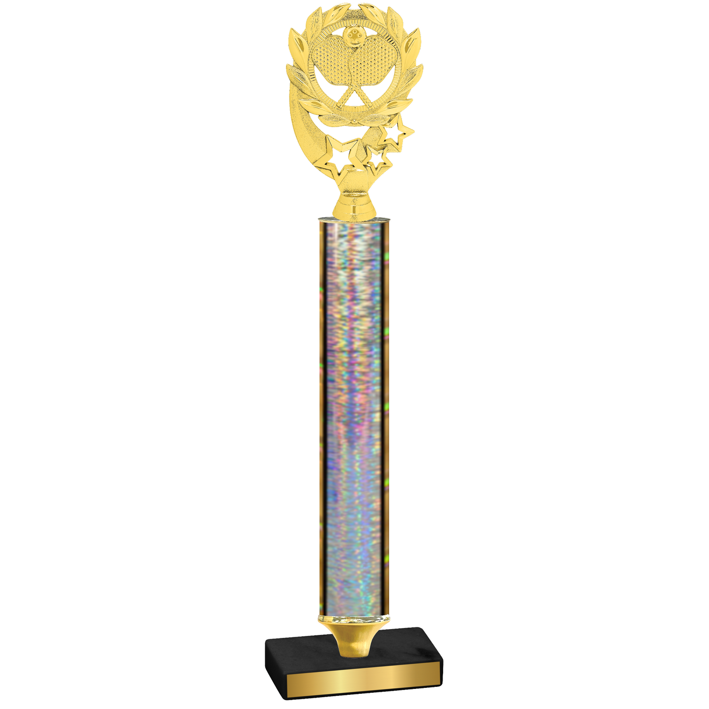 Value Silver Glacier Pickleball Trophy