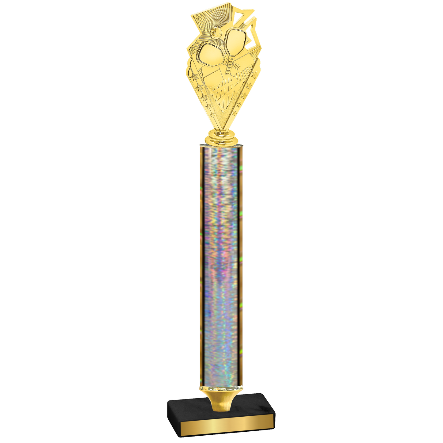 Value Silver Glacier Pickleball Trophy