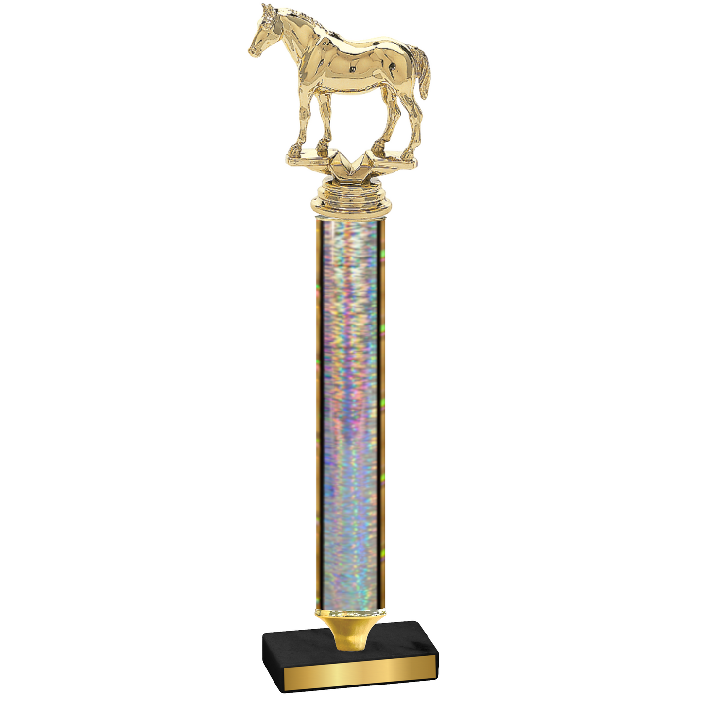 Value Silver Glacier Horses Trophy