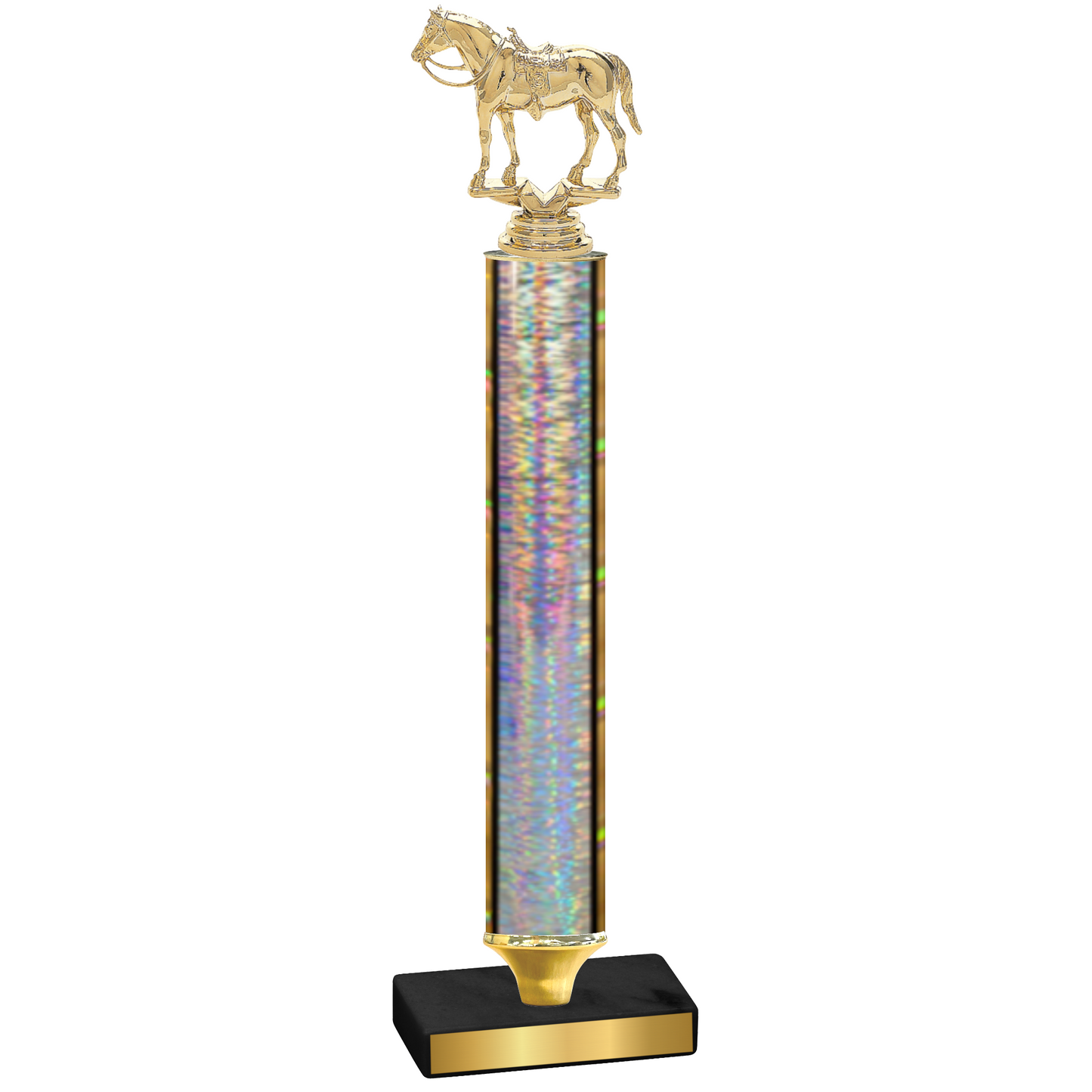 Value Silver Glacier Horses Trophy