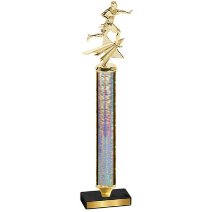 Value Silver Glacier Flag Football Trophy