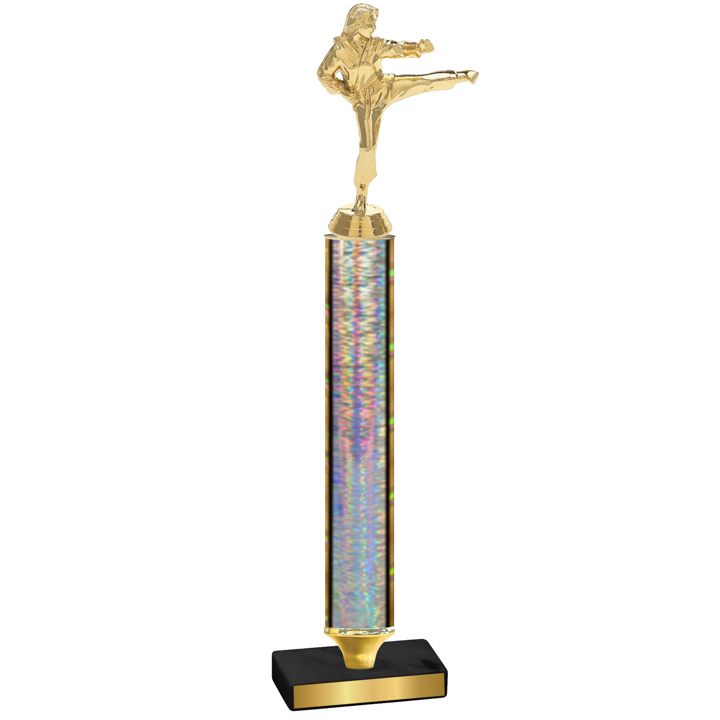 Value Silver Glacier Karate Trophy