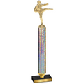 Value Silver Glacier Karate Trophy