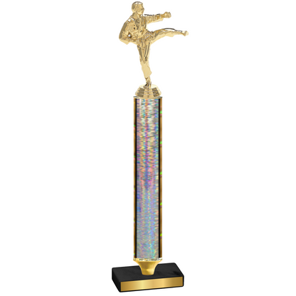 Value Silver Glacier Karate Trophy