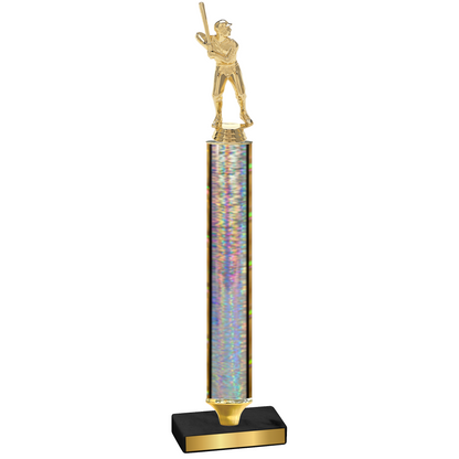 Value Silver Glacier Baseball Trophy