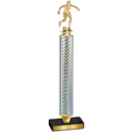 Value Silver Carbon Fiber Soccer Trophy