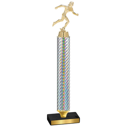 Value Silver Carbon Fiber Running Trophy