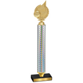 Value Silver Carbon Fiber Volleyball Trophy