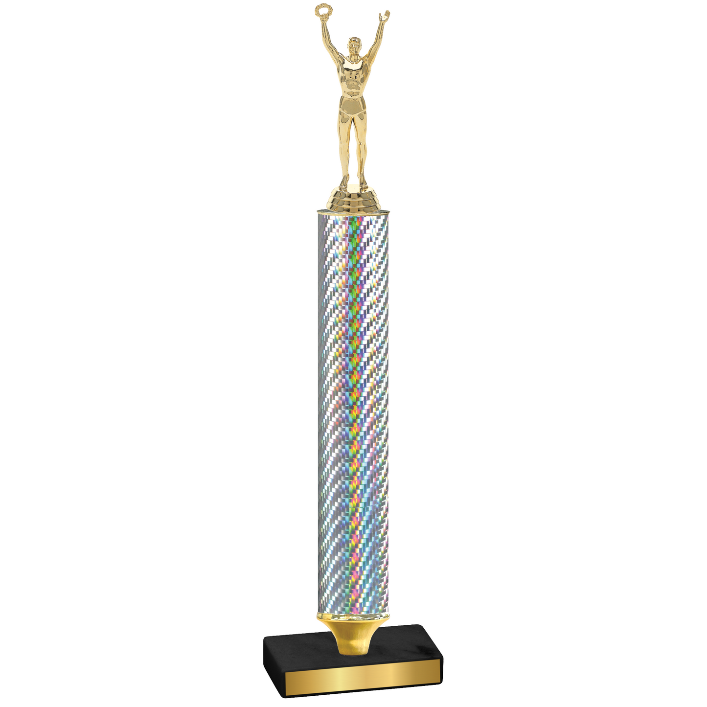 Value Silver Carbon Fiber Victory Trophy