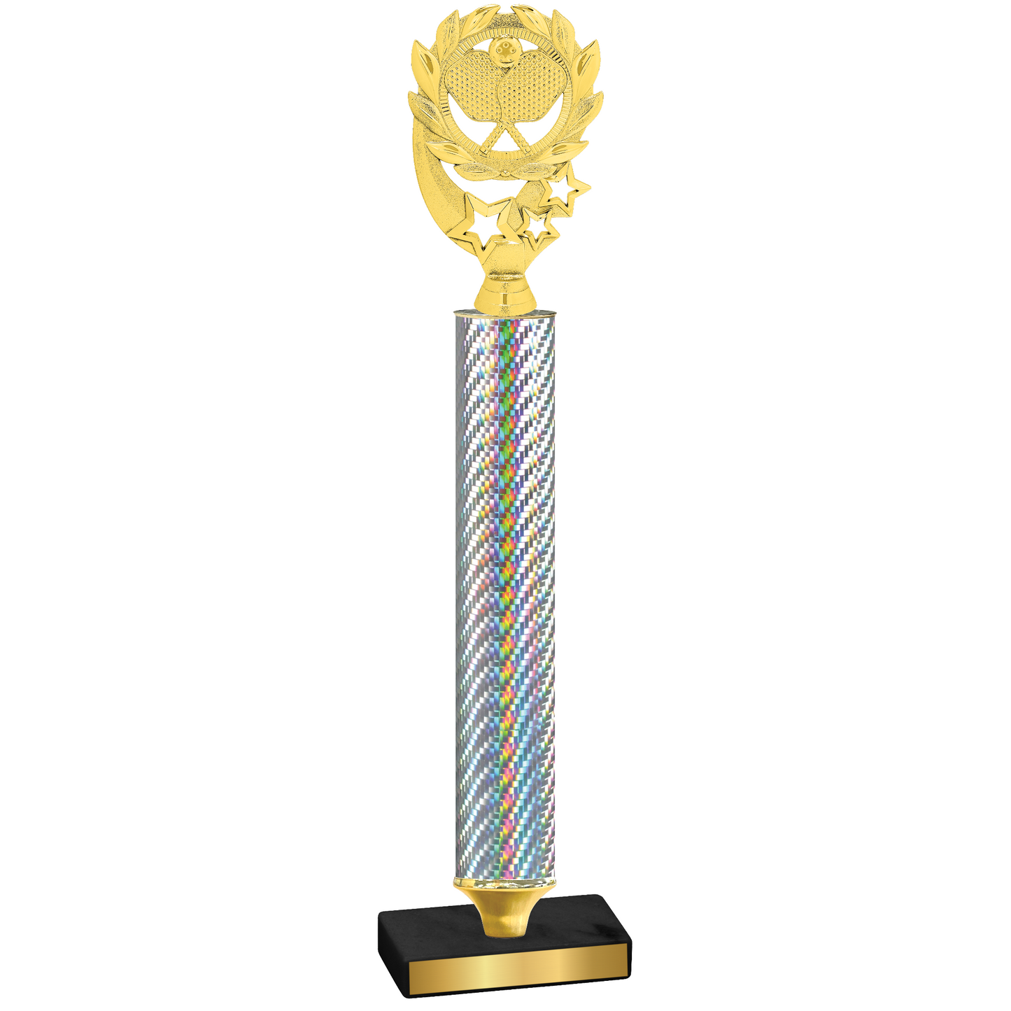 Value Silver Carbon Fiber Pickleball Trophy