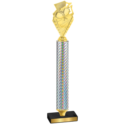 Value Silver Carbon Fiber Pickleball Trophy