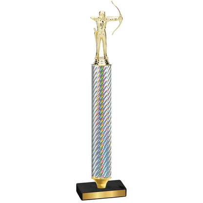 Value Silver Carbon Fiber Archery Trophy