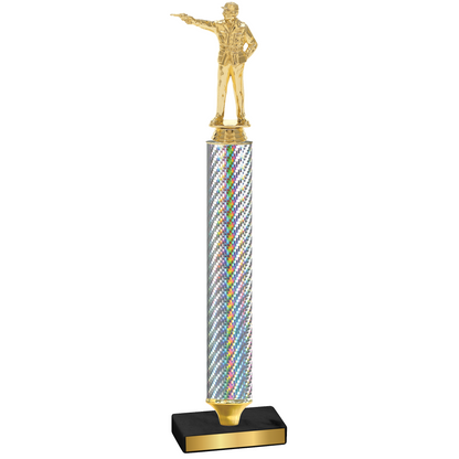 Value Silver Carbon Fiber Shooter Trophy