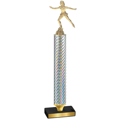 Value Silver Carbon Fiber Skater Trophy