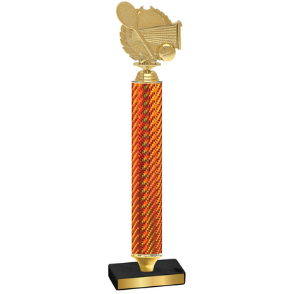 Value Orange Carbon Fiber Tennis Trophy