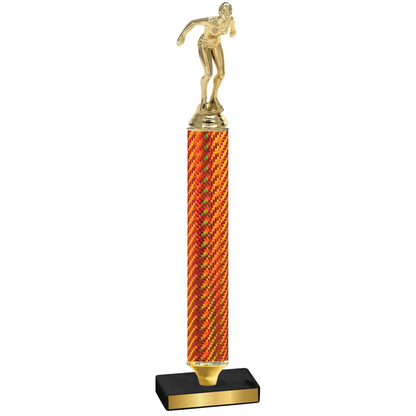 Value Orange Carbon Fiber Tennis Trophy