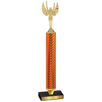 Value Orange Carbon Fiber Victory Trophy