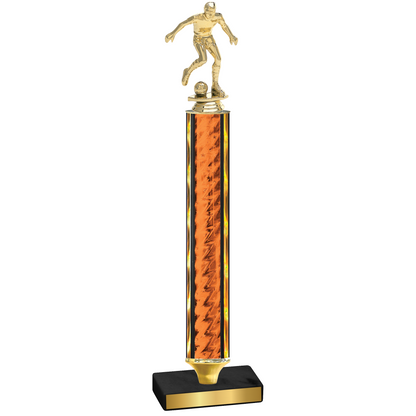 Value Orange Glacier Soccer Trophy