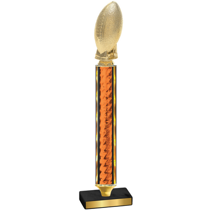 Value Orange Glacier Football Trophy