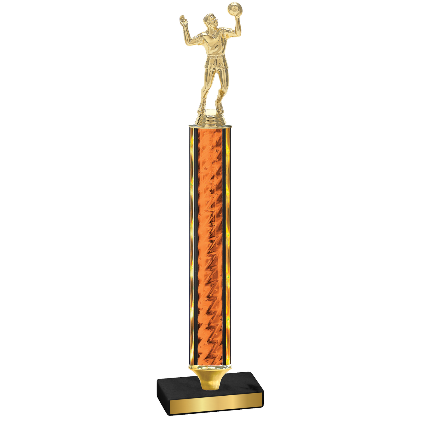 Value Orange Glacier Volleyball Trophy