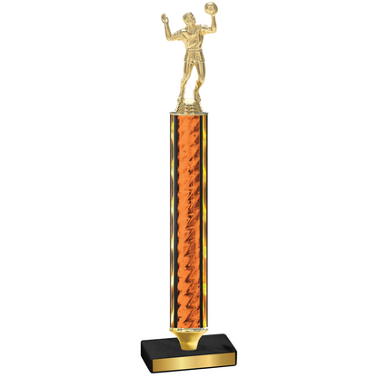 Value Orange Glacier Volleyball Trophy