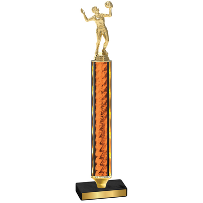 Value Orange Glacier Volleyball Trophy