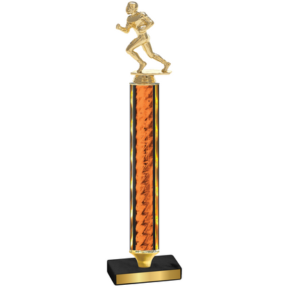 Value Orange Glacier Football Trophy