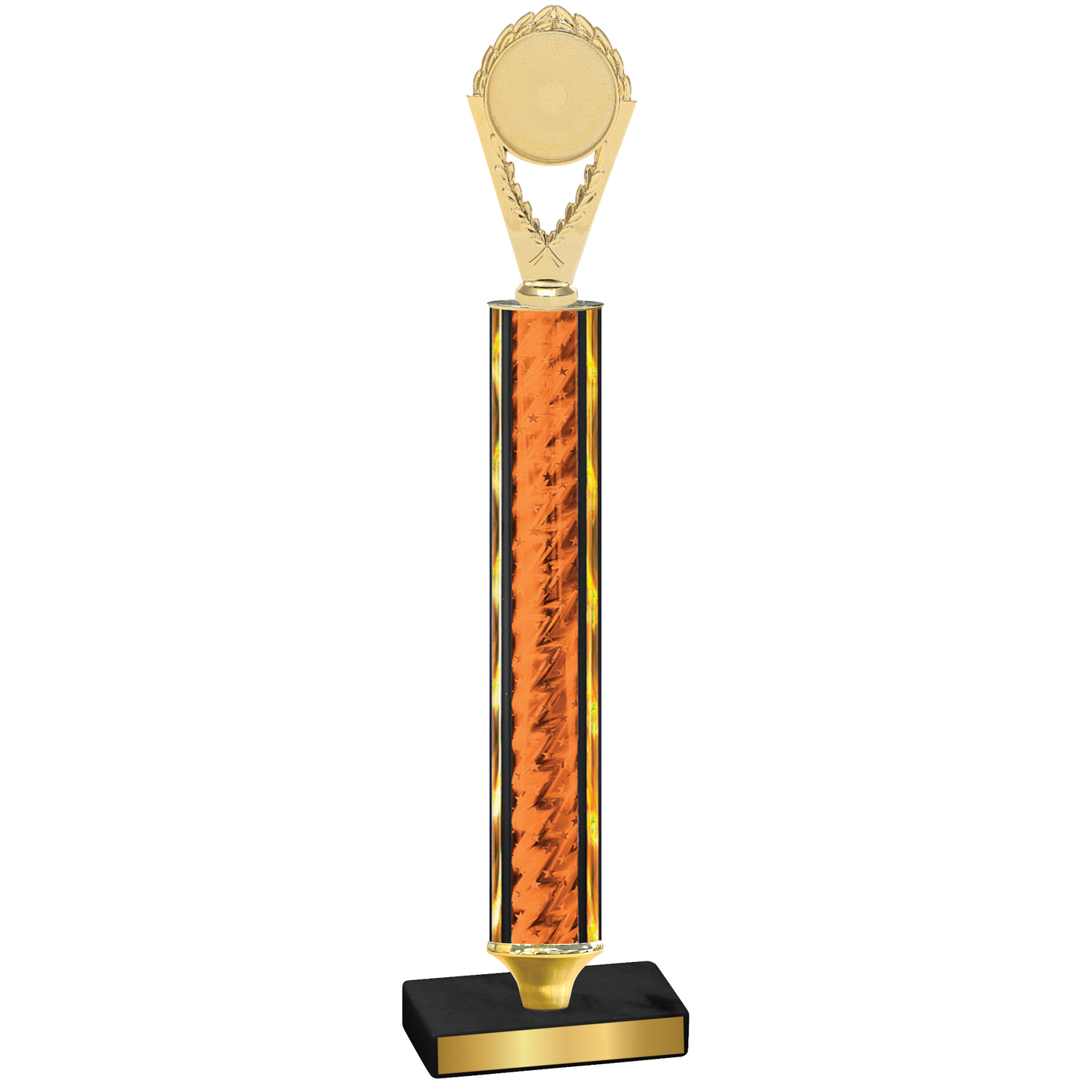 Value Orange Glacier Insert Trophy