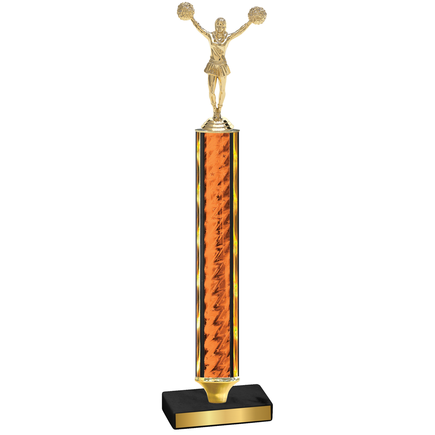 Value Orange Glacier Cheerleading Trophy