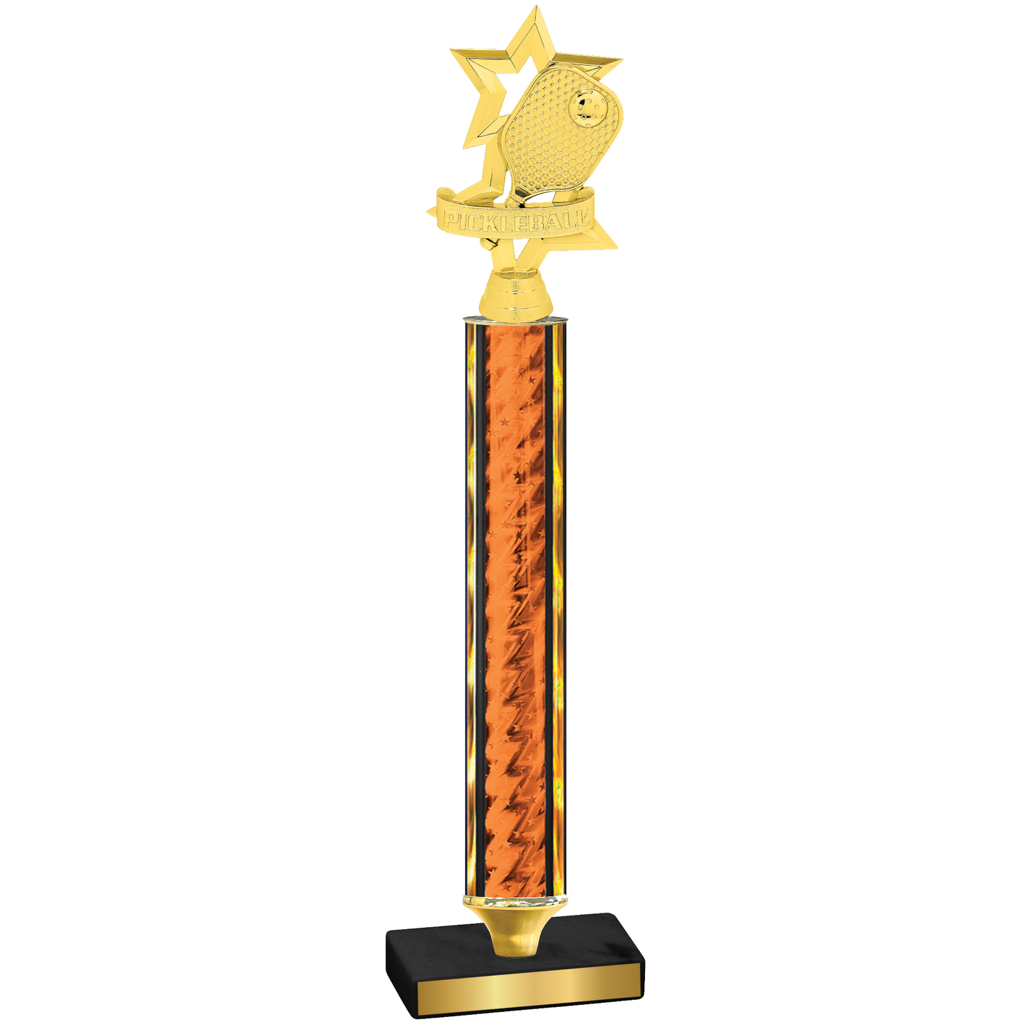 Value Orange Glacier Pickleball Trophy