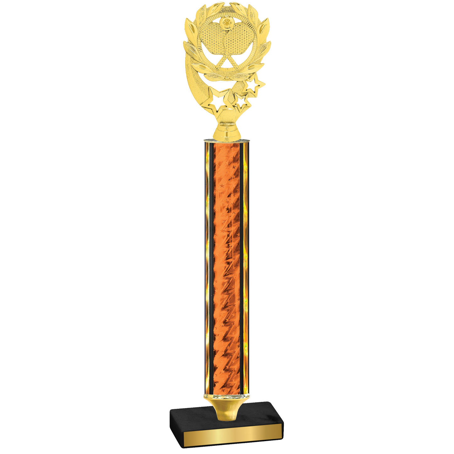 Value Orange Glacier Pickleball Trophy