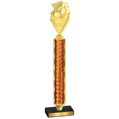 Value Orange Glacier Pickleball Trophy