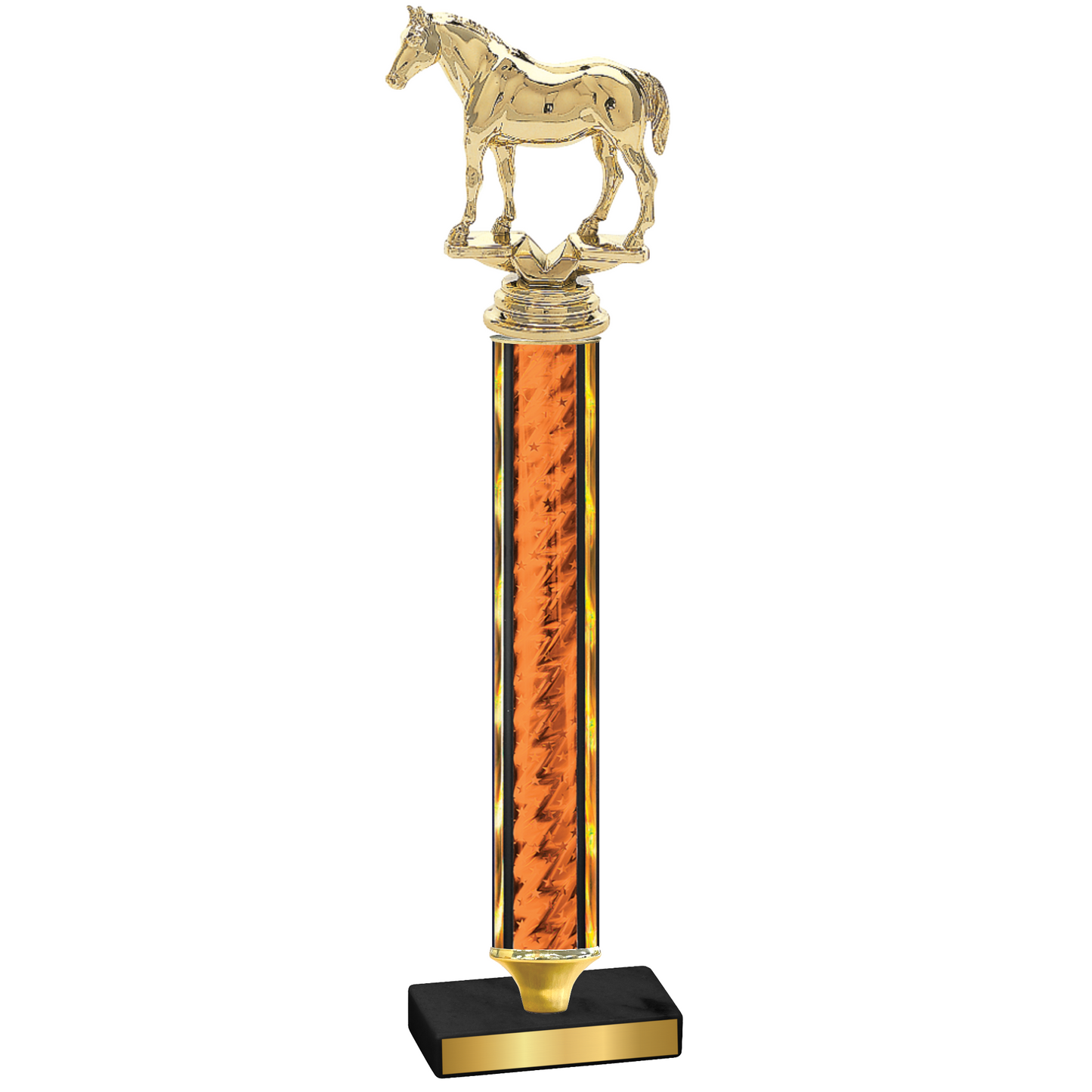 Value Orange Glacier Horses Trophy