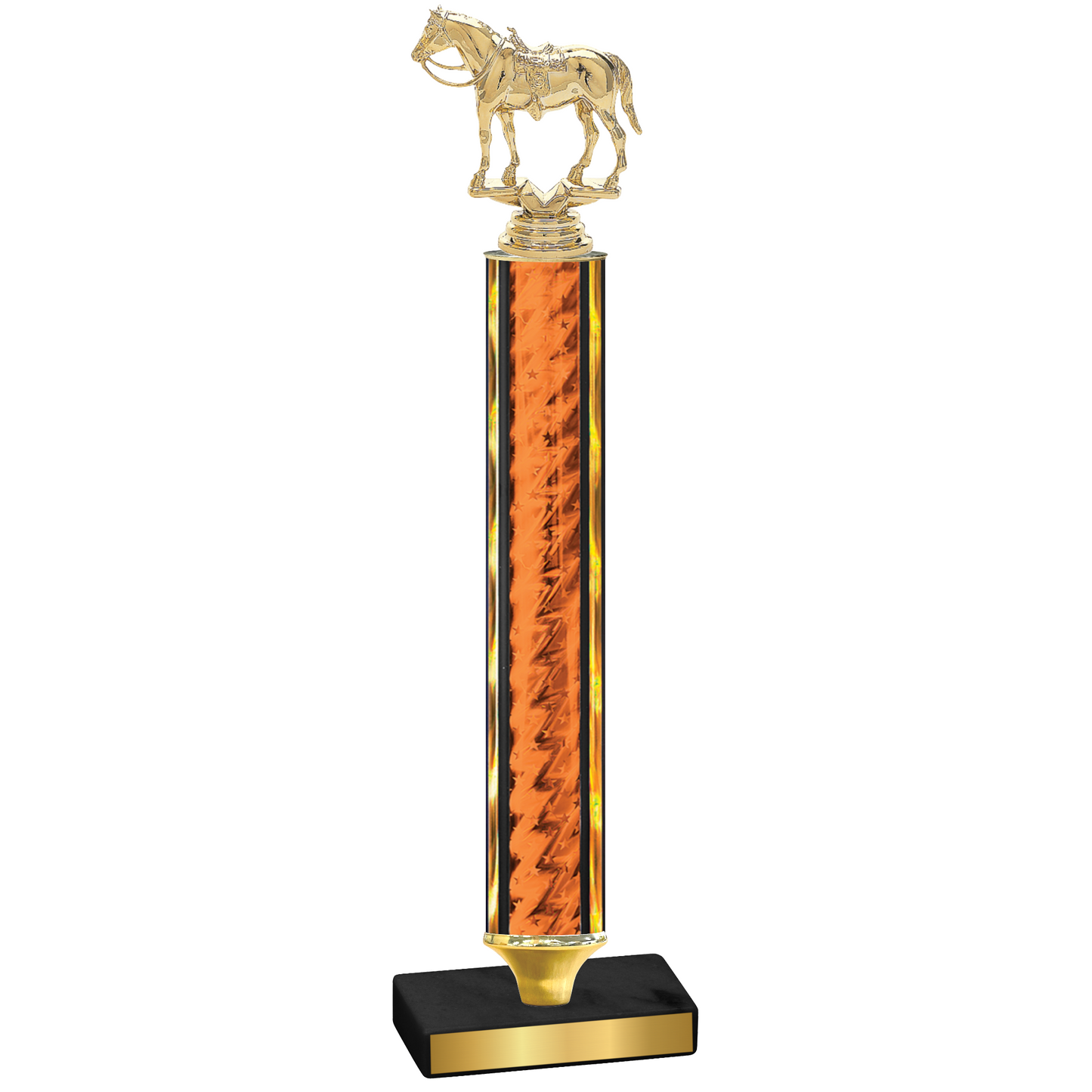 Value Orange Glacier Horses Trophy