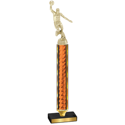 Value Orange Glacier Basketball Trophy