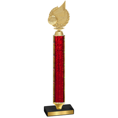 Value Red Glacier Volleyball Trophy