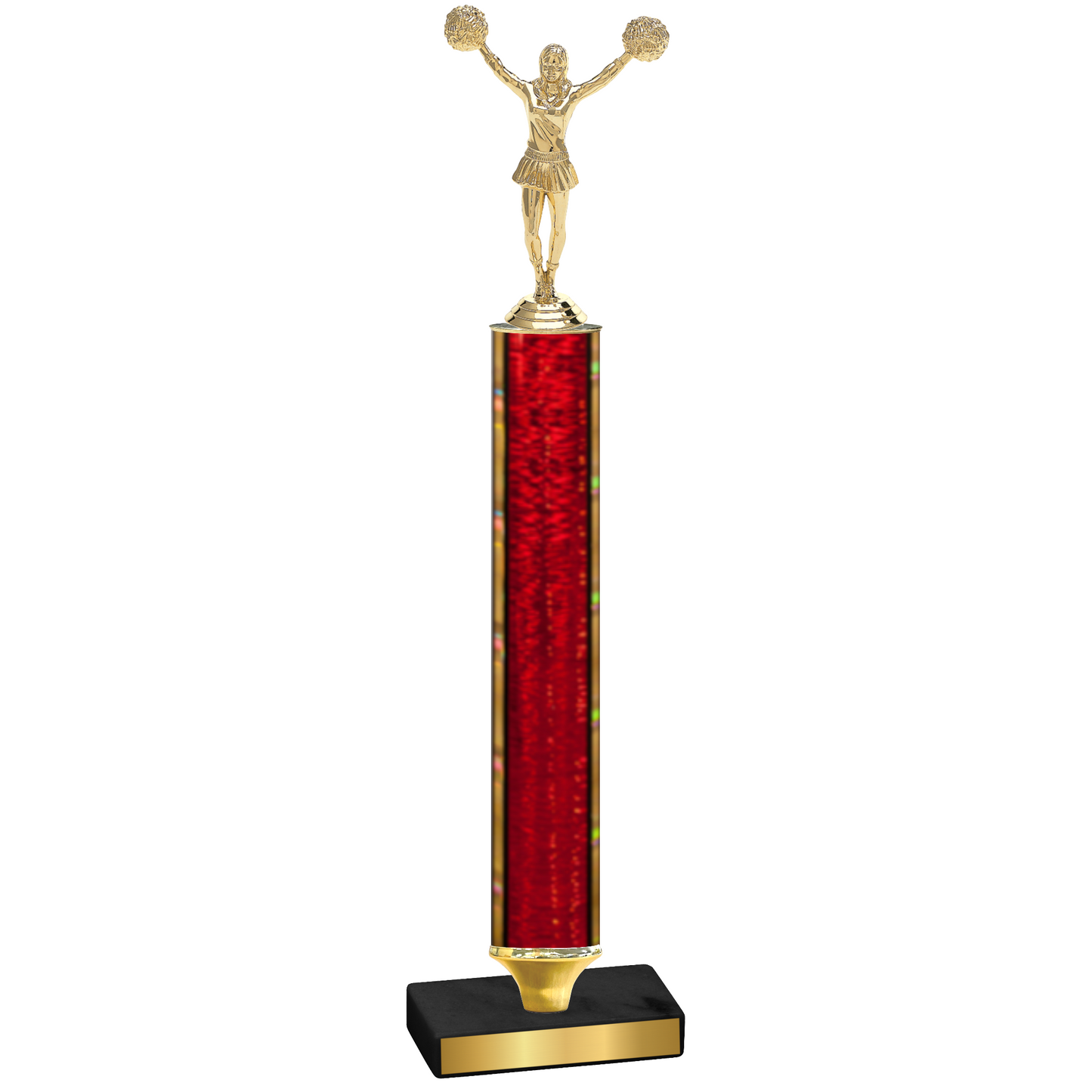 Value Red Glacier Cheerleading Trophy