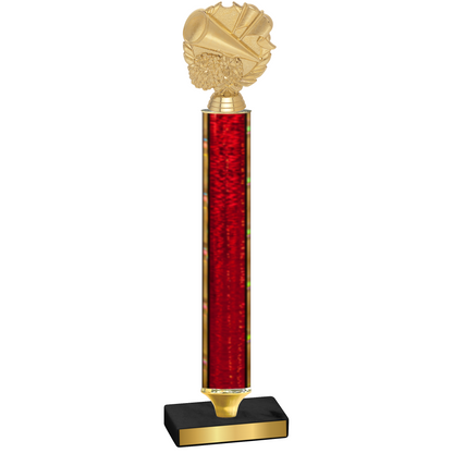 Value Red Glacier Cheerleading Trophy